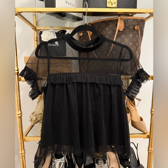 Black Guess Blouse - Picture 1 of 4